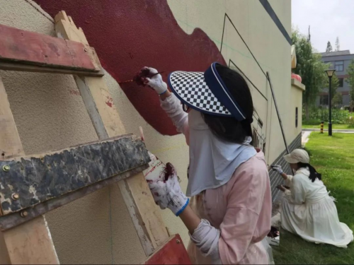 best365官方网站建筑学院开展暑期“三下乡” ，乡村文化墙调研及优化提升设计活动